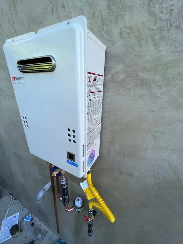 Tankless water heater installation for Clarks Landing homes
