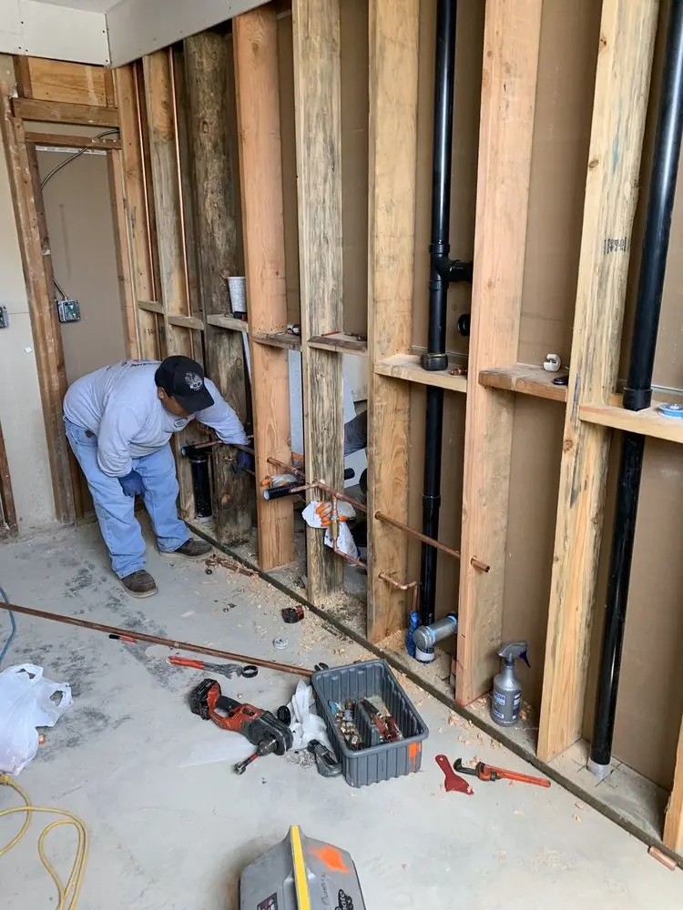 Commercial rough-in plumbing for Water Heater Replacement in Clarks Landing